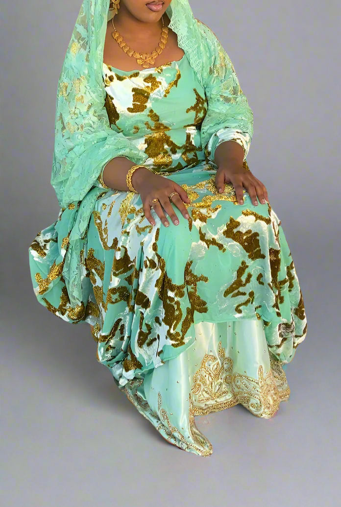 MINT GREEN SHOULDER
